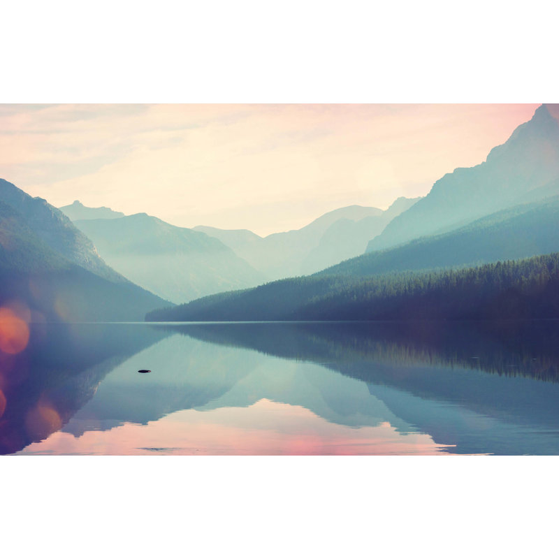 Millwood Pines Macsen Removable Watercolor Glacier National Park