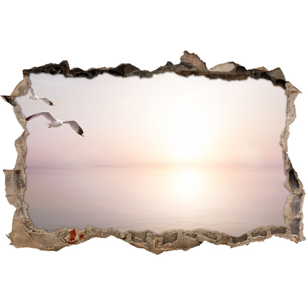 East Urban Home Wandtattoo Schone Mowen Uber Dem Meer Wayfair De