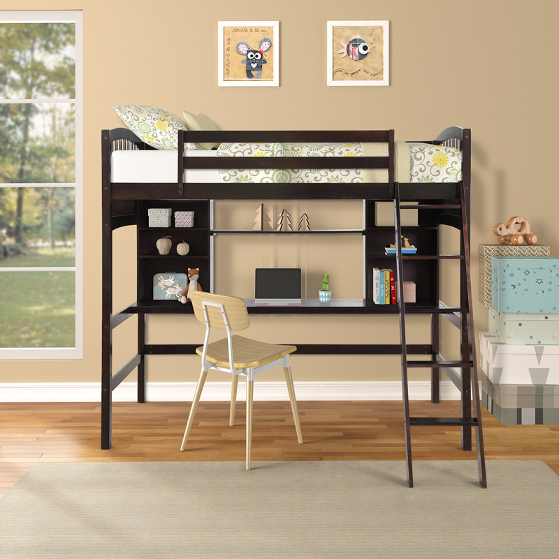 Wayfair full loft bed with desk Outlet