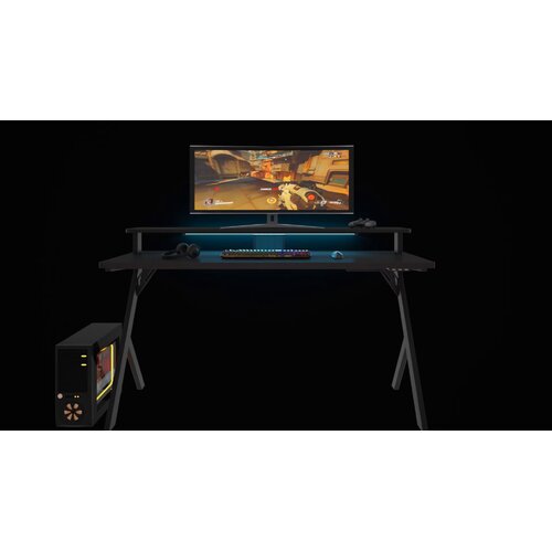 eldon gaming desk with hutch