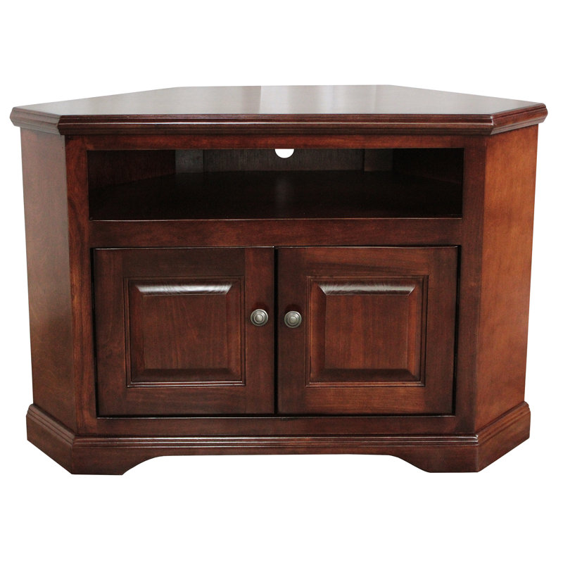 Rosalind Wheeler Boltongate Solid Wood Corner Tv Stand For Tvs Up To 65 Reviews Wayfair