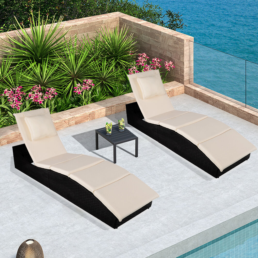 gardenline reclining sun lounger