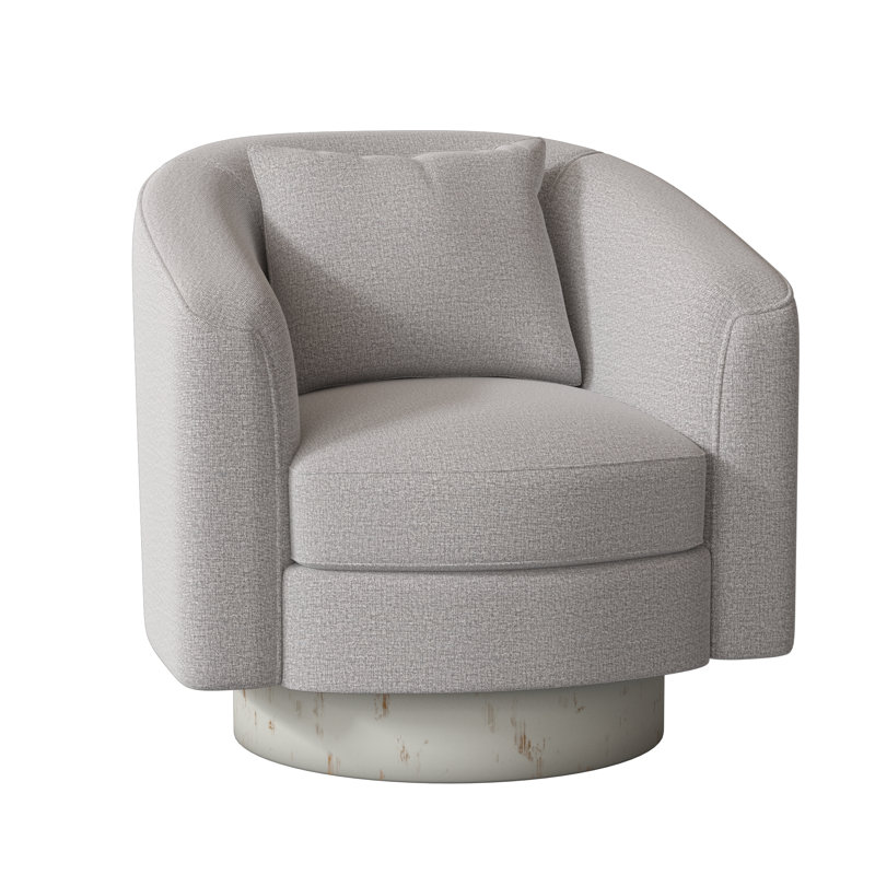 swivel barrel chair