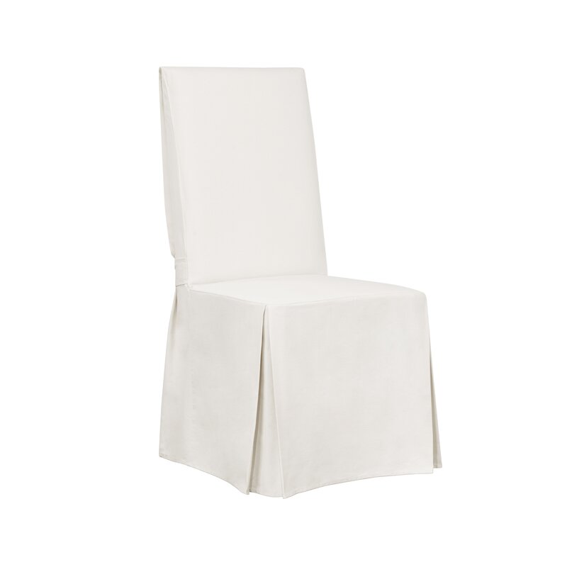 white dining chair covers