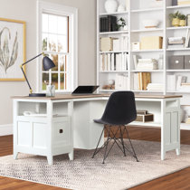 off white executive desk