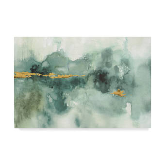East Urban Home My Greehouse Abstract I Crop Blue Acrylic