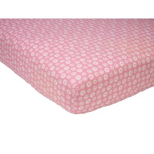 Pink Heart Fitted Crib Sheet