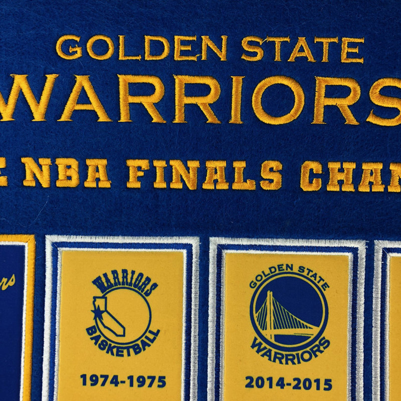 Winning Streak Sports State Warriors Rafter Raiser Banner Wall