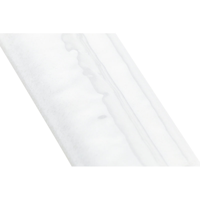 Ivy Hill Tile Angela Harris 8 X 2 Ceramic Bullnose Tile Trim In White Wayfair