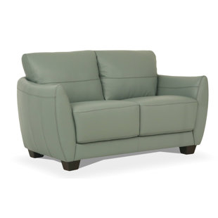 Doud Leather Loveseat