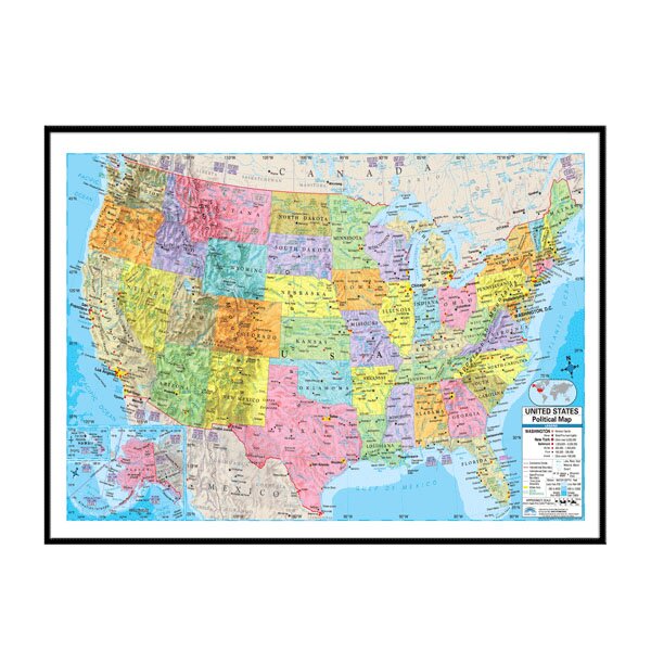click map united states