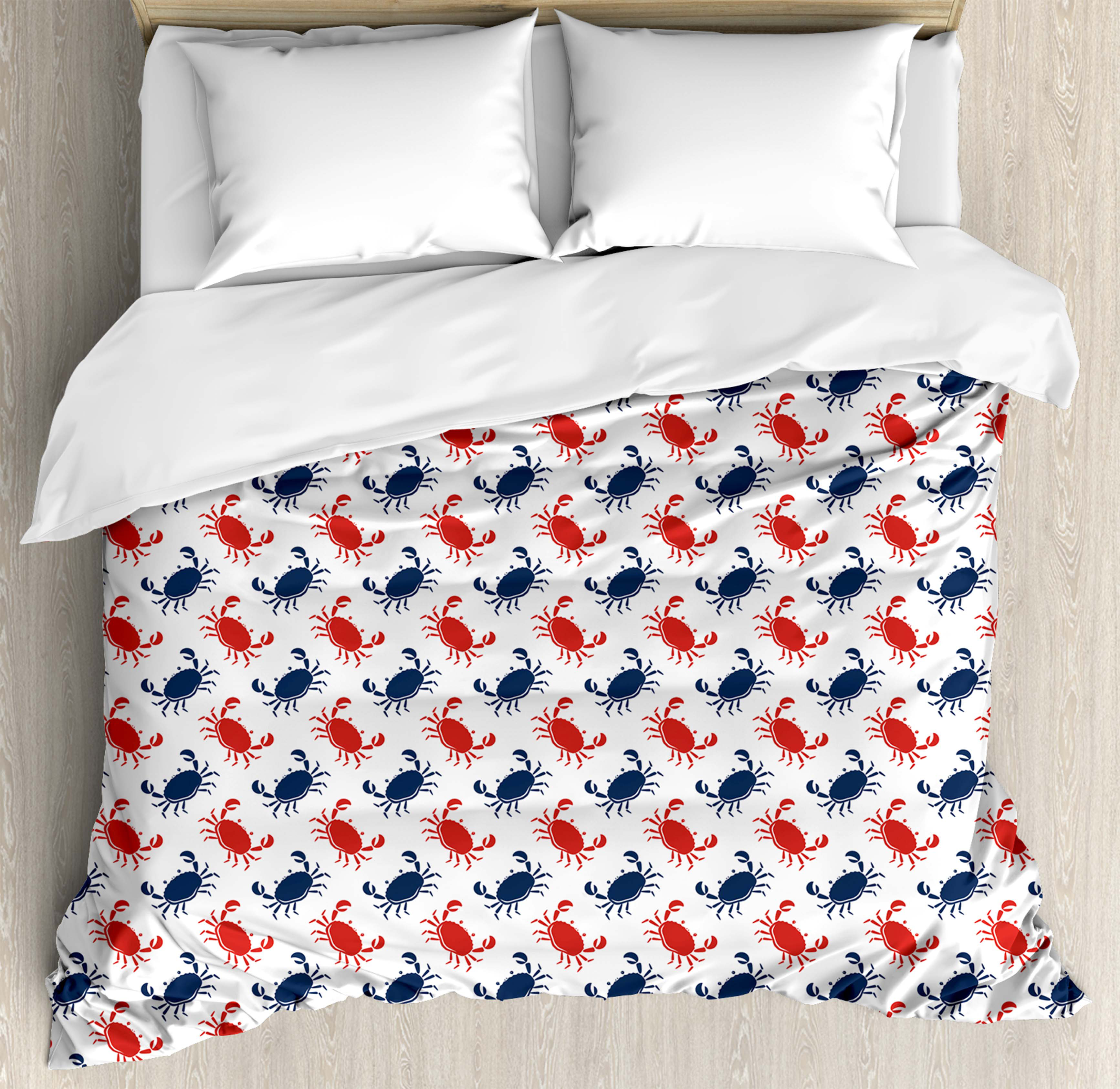 East Urban Home Crabs Decor Duvet Cover Set Wayfair