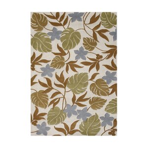 Barpeta Hand-Tufted Beige Area Rug