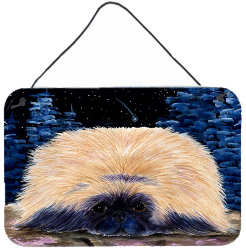 PEKINGESE METAL HOME ADDRESS SIGN HOUSE DECOR PLAQUE