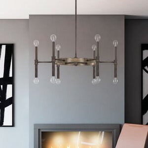 Deller 12-Light Candle-Style Chandelier