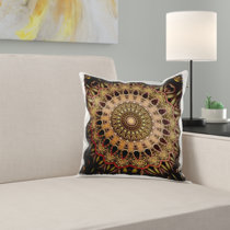 round mandala pillow