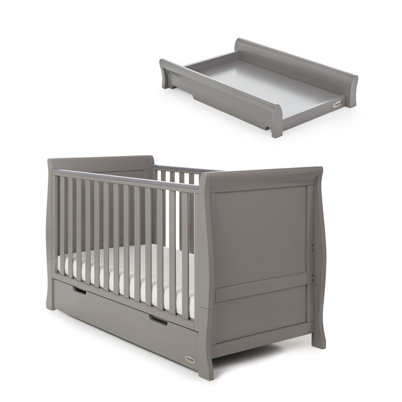 bed with cot