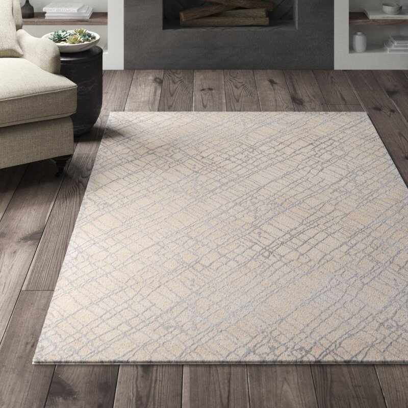 Greyleigh Bridgeton Abstract Gray Cream Area Rug Reviews Wayfair