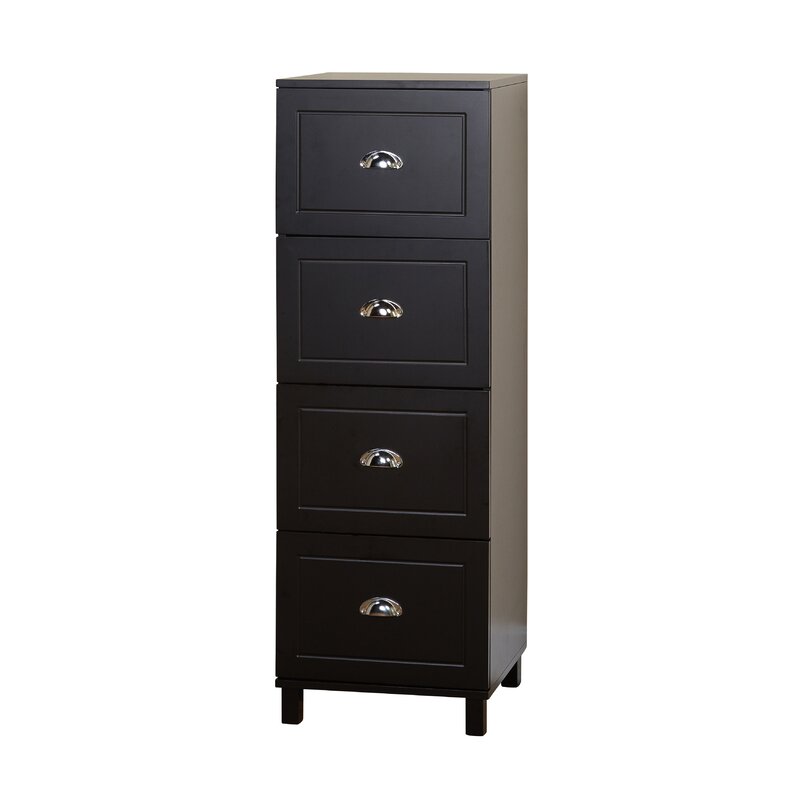 Beachcrest Home Rothrock 4 Drawer Vertical Filing Cabinet Reviews Wayfair