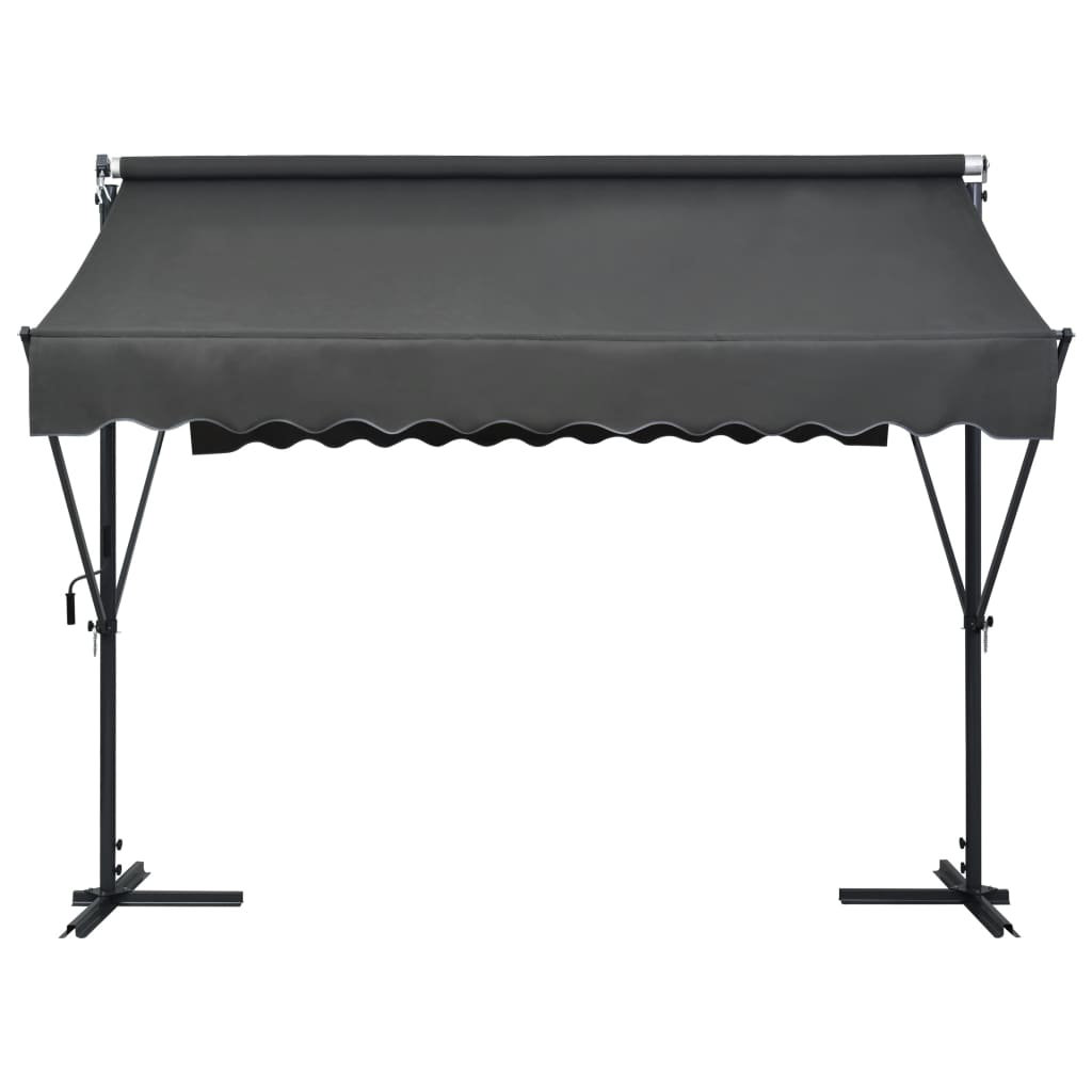 Arlmont Co Harwhichport 118 1 W X 118 1 L Arlmont Co Free Standing Awning 118 1 X118 1 Anthracite Wayfair