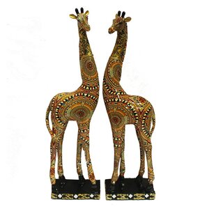 Ceramic Giraffe Figurine (Set of 2)