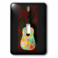 Multicolor 3dRose lsp_110972_1 Cool guitar art with beautiful long stemmed rose Single Toggle Switch Multicolor 3dRose lsp_110972_1 Cool guitar art with beautiful long stemmed rose Single Toggle Switch