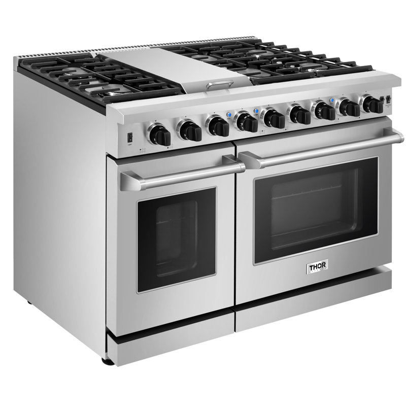 Thorkitchen Professional 48 3 6 Cu Ft Freestanding Gas Range 3 6 Cu Ft Freestanding Gas Range