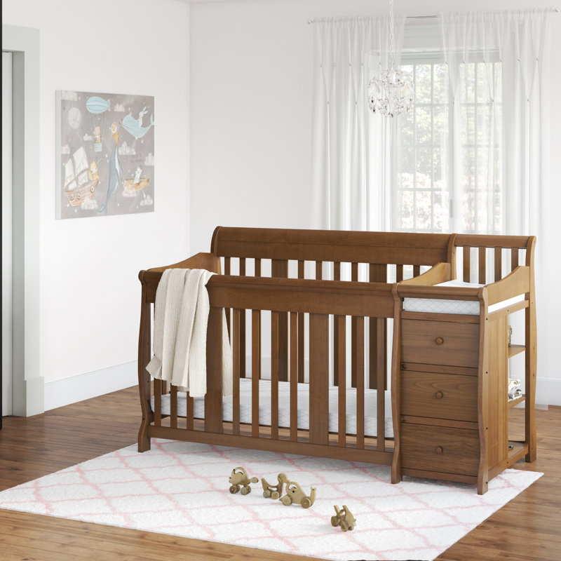 Portofino 4 In 1 Convertible Crib And Changer
