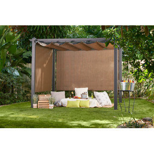 Go to store & view more images Aurora 10 Ft. W x 10 Ft. D Aluminum Pergola by Coolaroo