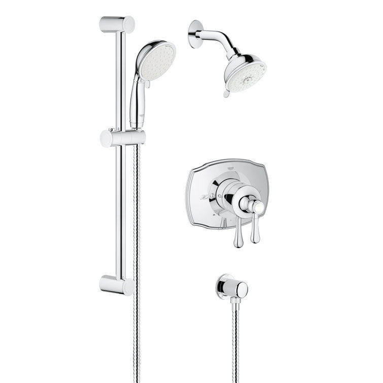 GROHE Grohflex® Pressure Balanced Complete Shower System & Reviews Perigold