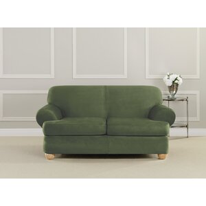 Ultimate Stretch T-Cushion Loveseat Slipcover