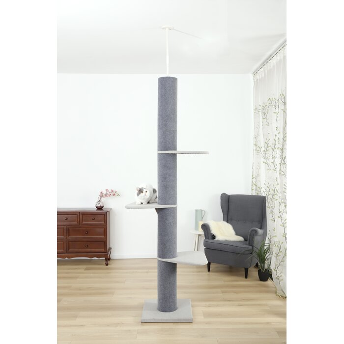 90 Hammondville 3 Tier Floor To Ceiling Cat Tree