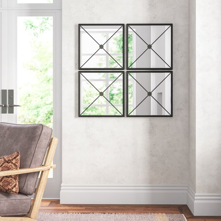 square mirrors for walls