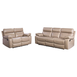 Mellor 2 Piece Leather Living Room Set by Red Barrel Studio #2