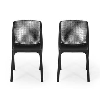 Mercury Row Belton Stacking Patio Dining Chair Reviews Wayfair