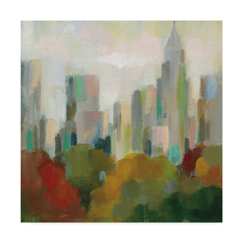 Ebern Designs Nyc Central Park Ii Acrylic Painting Print On