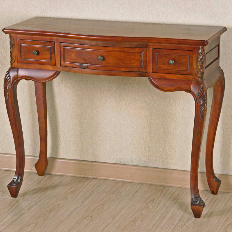 Astoria Grand Keiper Hand Carved Wood Indoor Vanity Desk Reviews