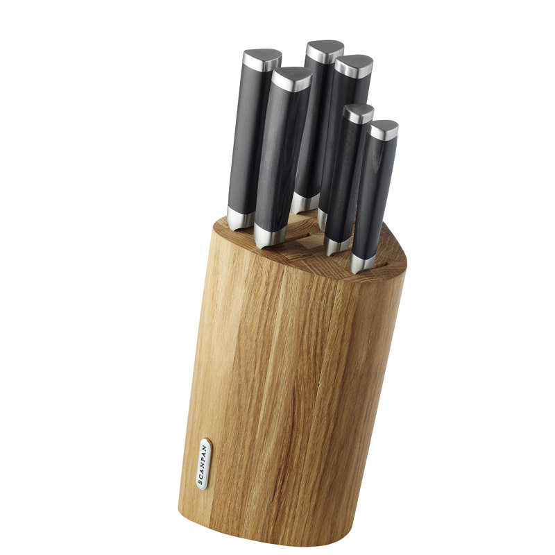 Scanpan Maitre D Knives 7 Piece Knife Block Set Wayfair