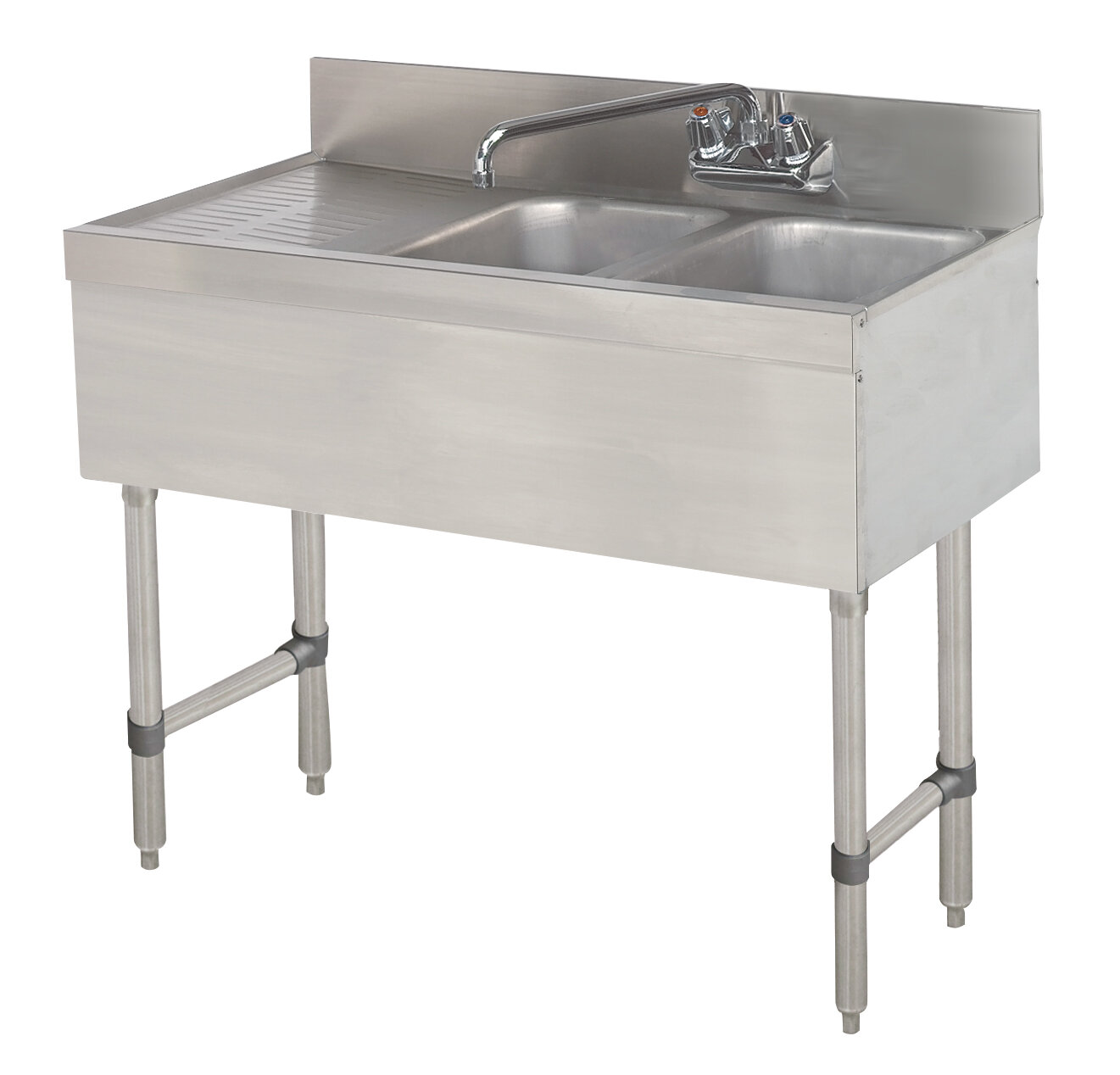 Advance Tabco Free Standing Bar Sink with Faucet | Wayfair