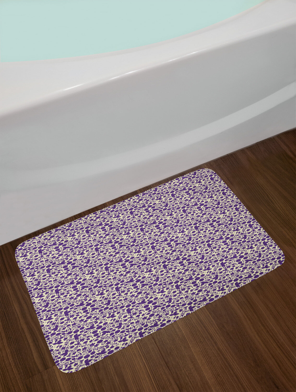 thin bathroom mat