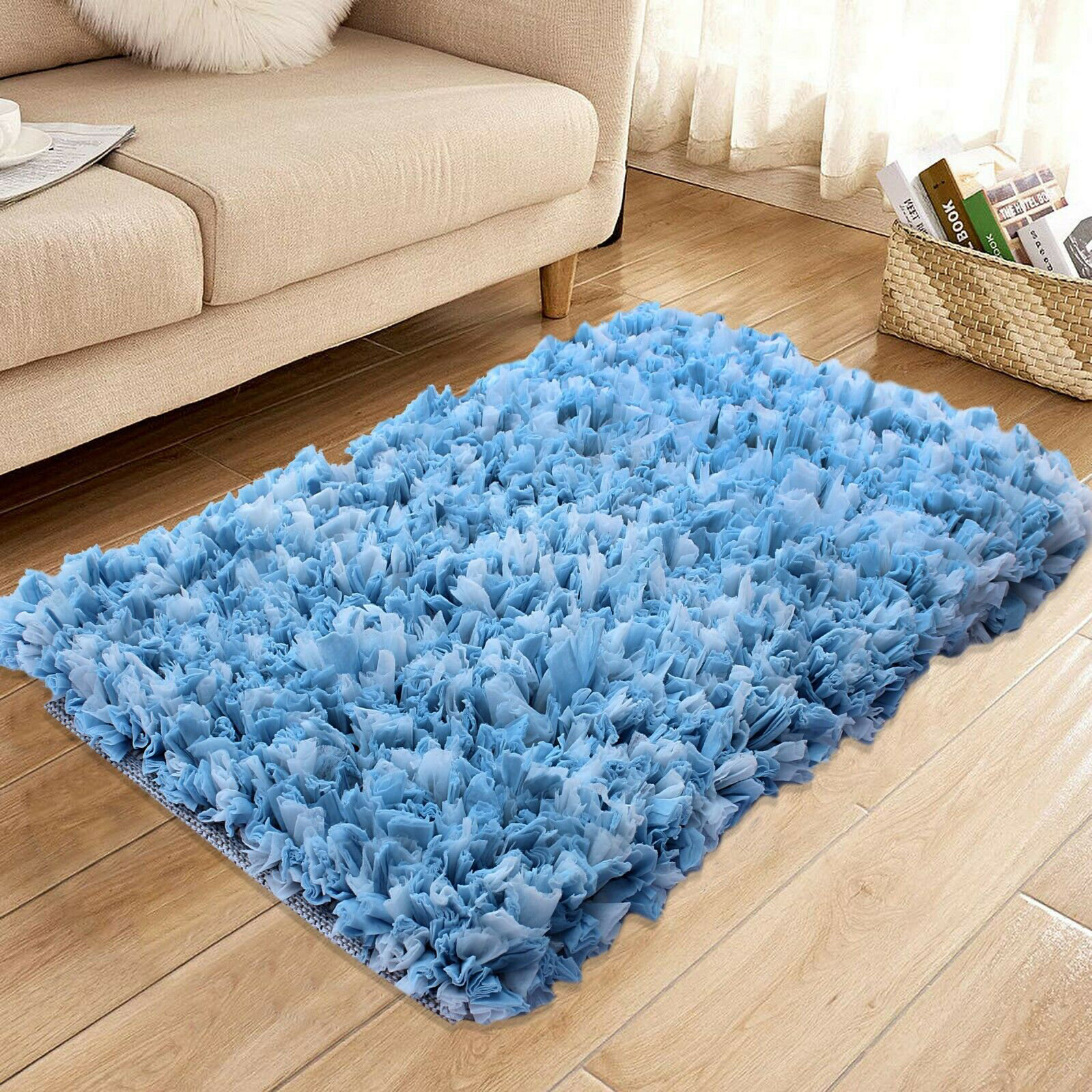 fluffy bath mat