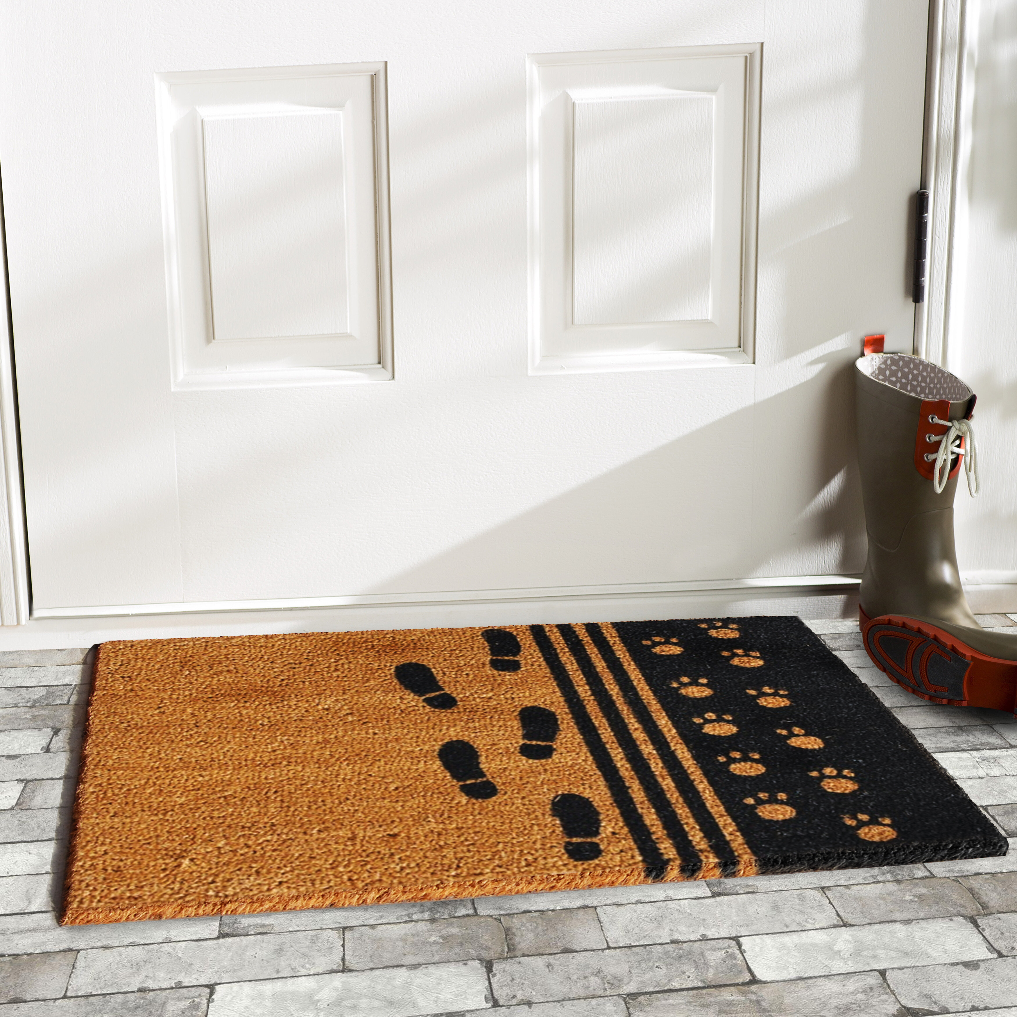 Hollis Man S Best Friend 29 In X 17 In Non Slip Outdoor Door Mat