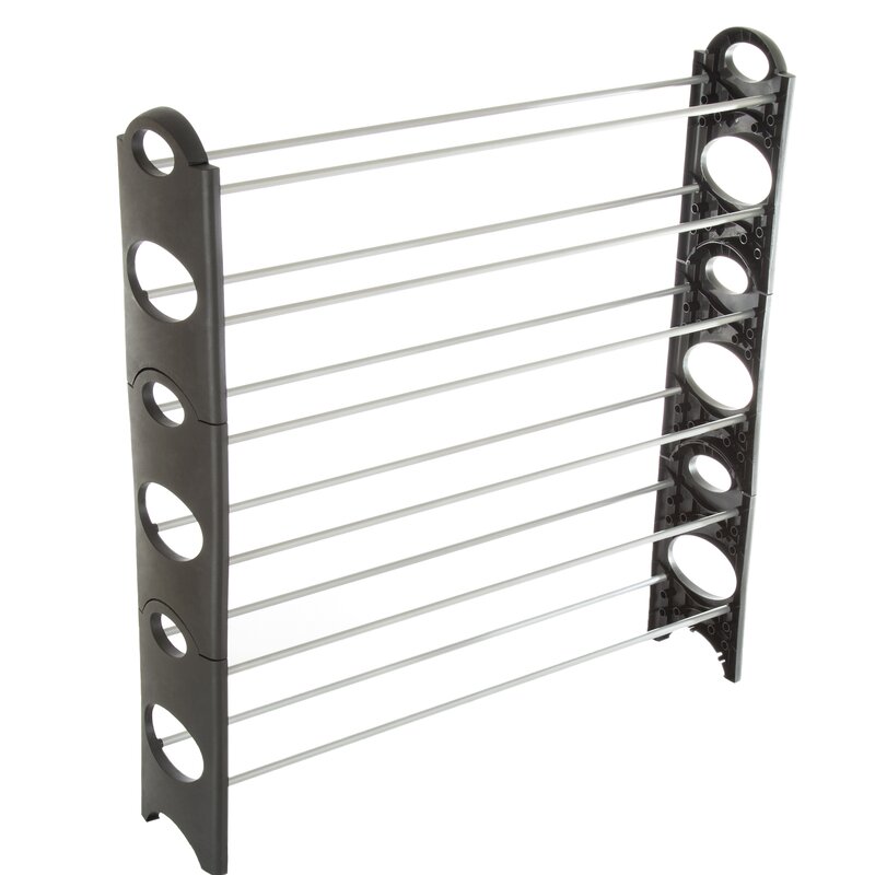 Everyday Home 24 Pair Stackable Shoe Rack Reviews Wayfair