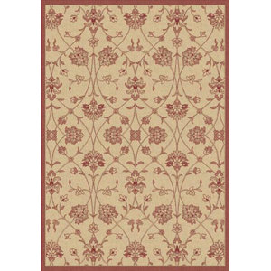 Piazza Light Orange/Red Indoor/Outdoor Area Rug