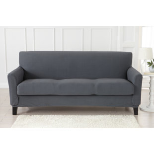 Strapless Popcorn Plush Box Cushion Sofa Slipcover by Latitude Run Cheap