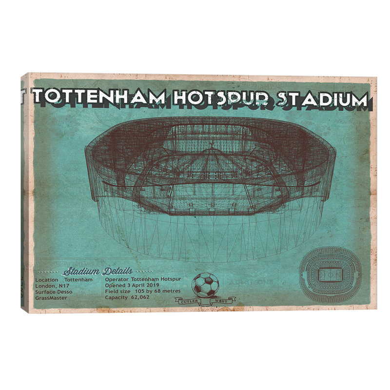 East Urban Home 'London Tottenham Hotspur Stadium' Graphic ...