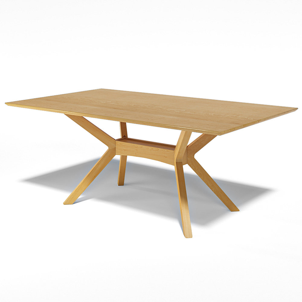 Corrigan Studio Anacortes Maple Solid Wood Dining Table Wayfair