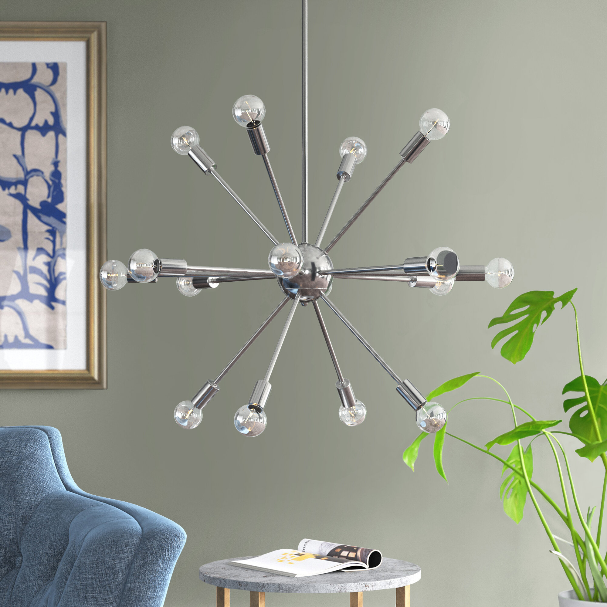 Coloma 16 Light Sputnik Chandelier Reviews Joss Main