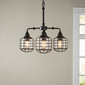 Gaskell 3-Light Shaded Chandelier
