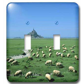 3drose Painting Of Farm Life In Iowa 2 Gang Toggle Light Switch Wall Plate Wayfair